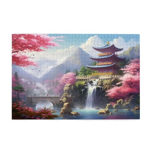 Puzzle 2000 Teile Kirschblüten Puzzle Japan DIY Kreative Holz Jigsaws für Erwachsene mit Geschenkbox Verpackung, Impossible Herausfordernde Familie Aktivität Spiele, Wanddeko Geschenke 99x70cm E-969 Puzzle 2000 Teile Kirschblüten Puzzle Japan DIY Kreative Holz Jigsaws für Erwachsene mit Geschenkbox Verpackung, Impossible Herausfordernde Familie Aktivität Spiele, Wanddeko Geschenke 99x70cm E-969 von Wehsaeho