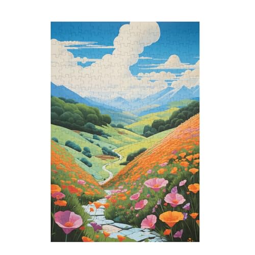 Puzzle 2000 Teile Landschaft Puzzle Baum DIY Kreative Holz Jigsaws für Erwachsene mit Geschenkbox Verpackung, Impossible Herausfordernde Familie Aktivität Spiele, Deko Wohnzimmer 99x70cm D-1370 von Wehsaeho