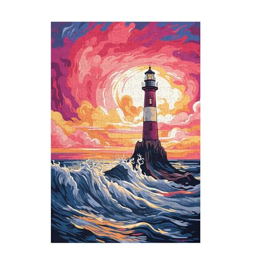 Puzzle 2000 Teile Landschaft Puzzle Farbe DIY Kreative Holz Jigsaws für Erwachsene mit Geschenkbox Verpackung, Impossible Herausfordernde Familie Aktivität Spiele, Deko Wohnzimmer 99x70cm D-851 von Wehsaeho