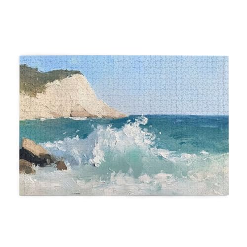 Puzzle 2000 Teile Meer Puzzle Landschaft DIY Kreative Holz Jigsaws für Erwachsene, Geschenkbox Verpackung, Impossible Herausfordernde Familie Aktivität Spiele, Deko Wohnzimmer Geschenke 99x70cm E-376 Puzzle 2000 Teile Meer Puzzle Landschaft DIY Kreative Holz Jigsaws für Erwachsene, Geschenkbox Verpackung, Impossible Herausfordernde Familie Aktivität Spiele, Deko Wohnzimmer Geschenke 99x70cm E-376 von Wehsaeho