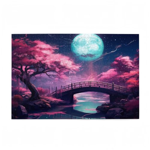 Puzzle 2000 Teile Mond Puzzle Brücke DIY Kreative Holz Jigsaws für Erwachsene mit Geschenkbox, Impossible Herausfordernde Familie Aktivität Spiele, Deko Wohnzimmer, Geschenke für Frauen 99x70cm D-137 Puzzle 2000 Teile Mond Puzzle Brücke DIY Kreative Holz Jigsaws für Erwachsene mit Geschenkbox, Impossible Herausfordernde Familie Aktivität Spiele, Deko Wohnzimmer, Geschenke für Frauen 99x70cm D-137 von Wehsaeho