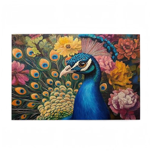 Puzzle 2000 Teile Pfau Puzzle Blume DIY Kreative Holz Jigsaws für Erwachsene mit Geschenkbox Verpackung, Impossible Herausfordernde Familie Aktivität Spiele, Geschenke für Frauen 99x70cm D-247 Puzzle 2000 Teile Pfau Puzzle Blume DIY Kreative Holz Jigsaws für Erwachsene mit Geschenkbox Verpackung, Impossible Herausfordernde Familie Aktivität Spiele, Geschenke für Frauen 99x70cm D-247 von Wehsaeho