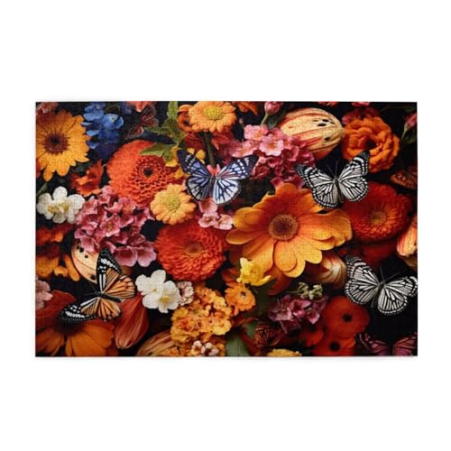 Puzzle 2000 Teile Schmetterling Puzzle Blume DIY Kreative Holz Jigsaws für Erwachsene, Impossible Herausfordernde Familie Aktivität Spiele, Deko Wohnzimmer, Geschenke für Frauen 99x70cm E-544 Puzzle 2000 Teile Schmetterling Puzzle Blume DIY Kreative Holz Jigsaws für Erwachsene, Impossible Herausfordernde Familie Aktivität Spiele, Deko Wohnzimmer, Geschenke für Frauen 99x70cm E-544 von Wehsaeho