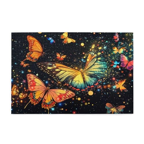 Puzzle 2000 Teile Schmetterling Puzzle Sternenhimmel DIY Kreative Holz Jigsaws für Erwachsene, Impossible Herausfordernde Familie Aktivität Spiele, Deko Wohnzimmer, Geschenke für Frauen 99x70cm E-585 Puzzle 2000 Teile Schmetterling Puzzle Sternenhimmel DIY Kreative Holz Jigsaws für Erwachsene, Impossible Herausfordernde Familie Aktivität Spiele, Deko Wohnzimmer, Geschenke für Frauen 99x70cm E-585 von Wehsaeho