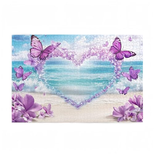Puzzle 2000 Teile Schmetterling Puzzle Strand DIY Kreative Holz Jigsaws für Erwachsene mit Geschenkbox Verpackung, Impossible Herausfordernde Familie Aktivität Spiele, Deko Wohnzimmer 99x70cm D-86 Puzzle 2000 Teile Schmetterling Puzzle Strand DIY Kreative Holz Jigsaws für Erwachsene mit Geschenkbox Verpackung, Impossible Herausfordernde Familie Aktivität Spiele, Deko Wohnzimmer 99x70cm D-86 von Wehsaeho