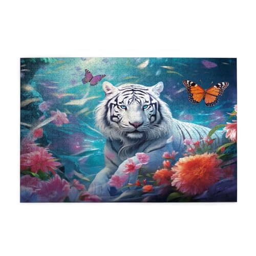 Puzzle 2000 Teile Tiger Puzzle Schmetterling DIY Kreative Holz Jigsaws für Erwachsene mit Geschenkbox Verpackung, Impossible Herausfordernde Familie Aktivität Spiele, Wanddeko Geschenke 99x70cm E-39 Puzzle 2000 Teile Tiger Puzzle Schmetterling DIY Kreative Holz Jigsaws für Erwachsene mit Geschenkbox Verpackung, Impossible Herausfordernde Familie Aktivität Spiele, Wanddeko Geschenke 99x70cm E-39 von Wehsaeho