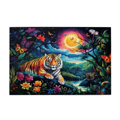 Puzzle 2000 Teile Tiger Puzzle Sonnenuntergang DIY Kreative Holz Jigsaws für Erwachsene, Impossible Herausfordernde Familie Aktivität Spiele, Deko Wohnzimmer, Geschenke für Frauen 99x70cm E-567 Puzzle 2000 Teile Tiger Puzzle Sonnenuntergang DIY Kreative Holz Jigsaws für Erwachsene, Impossible Herausfordernde Familie Aktivität Spiele, Deko Wohnzimmer, Geschenke für Frauen 99x70cm E-567 von Wehsaeho