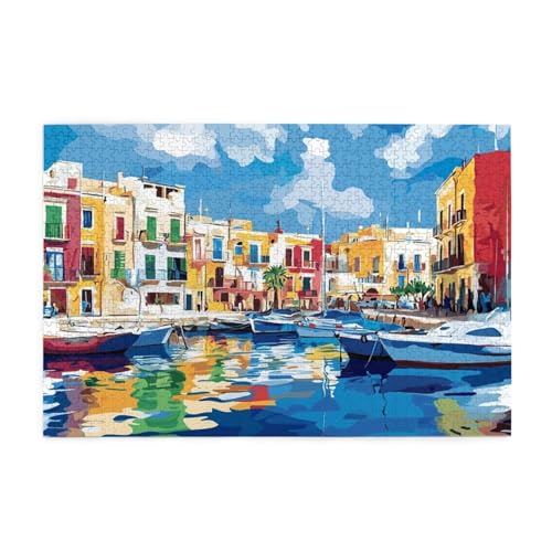 Puzzle 2000 Teile Venedig Puzzle Boot DIY Kreative Holz Jigsaws für Erwachsene mit Geschenkbox Verpackung, Impossible Herausfordernde Familie Aktivität Spiele, Deko Wohnzimmer Geschenke 99x70cm E-1125 Puzzle 2000 Teile Venedig Puzzle Boot DIY Kreative Holz Jigsaws für Erwachsene mit Geschenkbox Verpackung, Impossible Herausfordernde Familie Aktivität Spiele, Deko Wohnzimmer Geschenke 99x70cm E-1125 von Wehsaeho