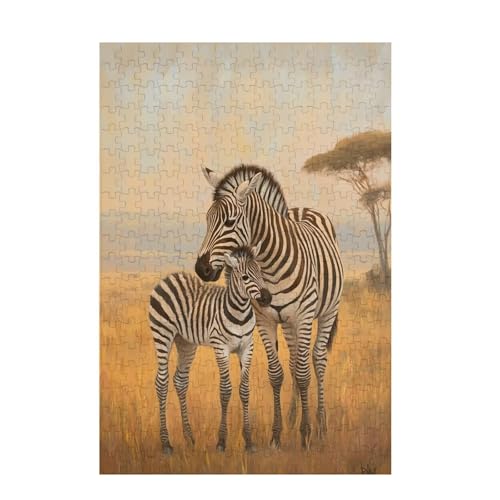 Puzzle 2000 Teile Zebra Puzzle Baum des Lebens DIY Kreative Holz Jigsaws für Erwachsene mit Geschenkbox Verpackung, Impossible Herausfordernde Familie Aktivität Spiele, Deko Wohnzimmer 99x70cm D-1094 von Wehsaeho