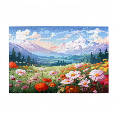 Puzzle 300 Teile Berg Puzzle Blume DIY Kreative Holz Jigsaws für Erwachsene mit Geschenkbox Verpackung, Impossible Herausfordernde Familie Aktivität Spiele, Wohnzimmer Deko Geschenke 38x26cm D-697 Puzzle 300 Teile Berg Puzzle Blume DIY Kreative Holz Jigsaws für Erwachsene mit Geschenkbox Verpackung, Impossible Herausfordernde Familie Aktivität Spiele, Wohnzimmer Deko Geschenke 38x26cm D-697 von Wehsaeho