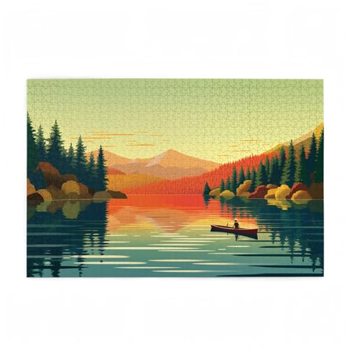 Puzzle 300 Teile Berg Puzzle Meer DIY Kreative Holz Jigsaws für Erwachsene mit Geschenkbox Verpackung, Impossible Herausfordernde Familie Aktivität Spiele, Wohnzimmer Deko Geschenke 38x26cm D-255 Puzzle 300 Teile Berg Puzzle Meer DIY Kreative Holz Jigsaws für Erwachsene mit Geschenkbox Verpackung, Impossible Herausfordernde Familie Aktivität Spiele, Wohnzimmer Deko Geschenke 38x26cm D-255 von Wehsaeho