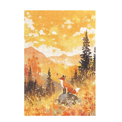 Puzzle 300 Teile Fuchs Puzzle Berg DIY Kreative Holz Jigsaws für Erwachsene mit Geschenkbox Verpackung, Impossible Herausfordernde Familie Aktivität Spiele, Geschenke für Frauen 38x26cm D-1097 Puzzle 300 Teile Fuchs Puzzle Berg DIY Kreative Holz Jigsaws für Erwachsene mit Geschenkbox Verpackung, Impossible Herausfordernde Familie Aktivität Spiele, Geschenke für Frauen 38x26cm D-1097 von Wehsaeho