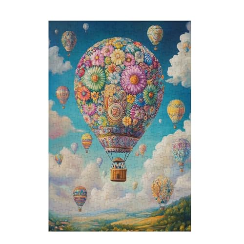 Puzzle 300 Teile Heißluftballon Puzzle Blume DIY Kreative Holz Jigsaws für Erwachsene mit Geschenkbox Verpackung, Impossible Herausfordernde Familie Aktivität Spiele, Deko Wohnzimmer 38x26cm D-948 Puzzle 300 Teile Heißluftballon Puzzle Blume DIY Kreative Holz Jigsaws für Erwachsene mit Geschenkbox Verpackung, Impossible Herausfordernde Familie Aktivität Spiele, Deko Wohnzimmer 38x26cm D-948 von Wehsaeho