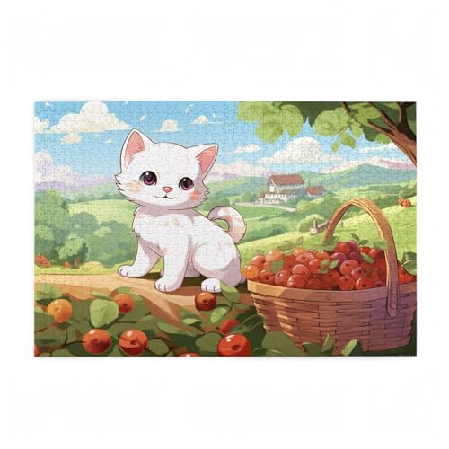 Puzzle 300 Teile Katze Puzzle Niedlich DIY Kreative Holz Jigsaws für Erwachsene mit Geschenkbox Verpackung, Impossible Herausfordernde Familie Aktivität Spiele, Geschenke für Frauen 38x26cm D-676 Puzzle 300 Teile Katze Puzzle Niedlich DIY Kreative Holz Jigsaws für Erwachsene mit Geschenkbox Verpackung, Impossible Herausfordernde Familie Aktivität Spiele, Geschenke für Frauen 38x26cm D-676 von Wehsaeho