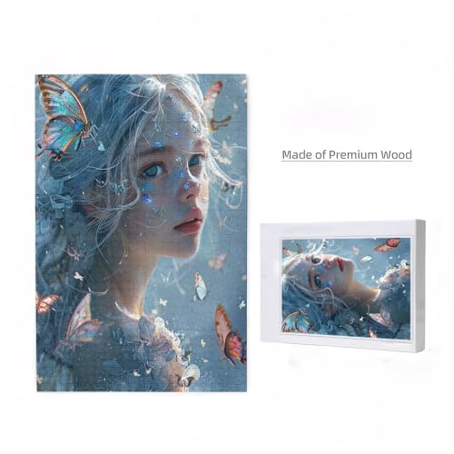 Puzzle 300 Teile Mädchen Puzzle Traum DIY Kreative Holz Jigsaws für Erwachsene mit Geschenkbox, Impossible Herausfordernde Familie Aktivität Spiele, Deko Wohnzimmer, Geschenke für Frauen 38x26cm D-841 von Wehsaeho