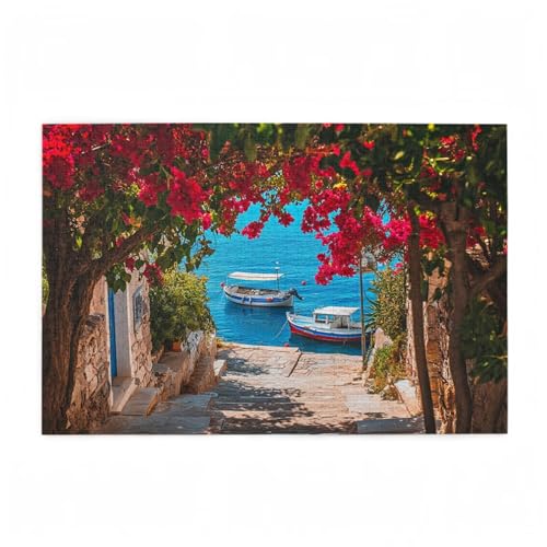 Puzzle 300 Teile Meer Puzzle Baum DIY Kreative Holz Jigsaws für Erwachsene mit Geschenkbox Verpackung, Impossible Herausfordernde Familie Aktivität Spiele, Wohnzimmer Deko Geschenke 38x26cm D-205 von Wehsaeho