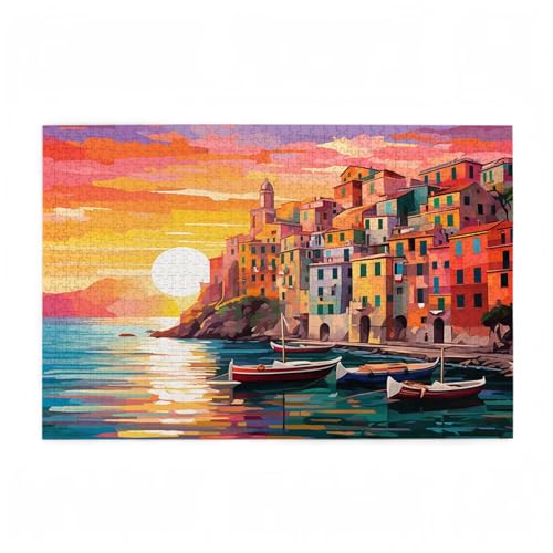 Puzzle 300 Teile Meer Puzzle Sonnenuntergang DIY Kreative Holz Jigsaws für Erwachsene mit Geschenkbox Verpackung, Impossible Herausfordernde Familie Aktivität Spiele, Deko Wohnzimmer 38x26cm D-663 Puzzle 300 Teile Meer Puzzle Sonnenuntergang DIY Kreative Holz Jigsaws für Erwachsene mit Geschenkbox Verpackung, Impossible Herausfordernde Familie Aktivität Spiele, Deko Wohnzimmer 38x26cm D-663 von Wehsaeho