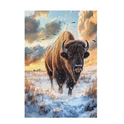 Puzzle 300 Teile Ochse Puzzle Winter DIY Kreative Holz Jigsaws für Erwachsene mit Geschenkbox, Impossible Herausfordernde Familie Aktivität Spiele, Deko Wohnzimmer, Geschenke für Frauen 38x26cm D-1047 Puzzle 300 Teile Ochse Puzzle Winter DIY Kreative Holz Jigsaws für Erwachsene mit Geschenkbox, Impossible Herausfordernde Familie Aktivität Spiele, Deko Wohnzimmer, Geschenke für Frauen 38x26cm D-1047 von Wehsaeho