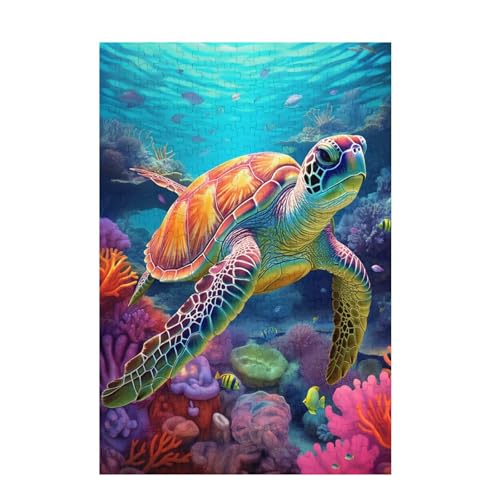 Puzzle 300 Teile Schildkröte Puzzle Meer DIY Kreative Holz Jigsaws für Erwachsene mit Geschenkbox Verpackung, Impossible Herausfordernde Familie Aktivität Spiele, Deko Wohnzimmer 38x26cm D-1447 Puzzle 300 Teile Schildkröte Puzzle Meer DIY Kreative Holz Jigsaws für Erwachsene mit Geschenkbox Verpackung, Impossible Herausfordernde Familie Aktivität Spiele, Deko Wohnzimmer 38x26cm D-1447 von Wehsaeho