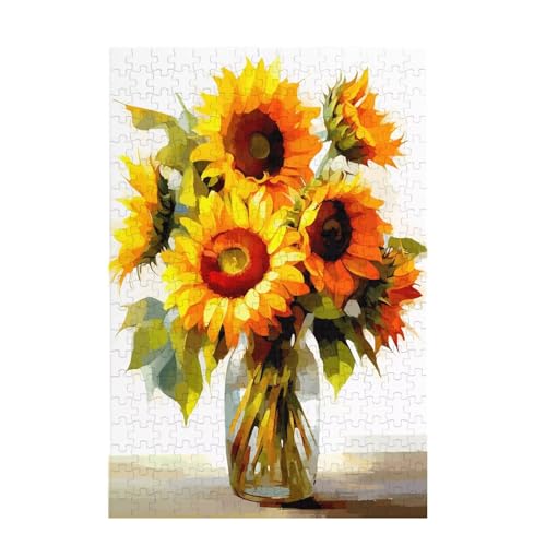 Puzzle 300 Teile Sonnenblume Puzzle Blume DIY Kreative Holz Jigsaws für Erwachsene mit Geschenkbox Verpackung, Impossible Herausfordernde Familie Aktivität Spiele, Deko Wohnzimmer 38x26cm D-1290 Puzzle 300 Teile Sonnenblume Puzzle Blume DIY Kreative Holz Jigsaws für Erwachsene mit Geschenkbox Verpackung, Impossible Herausfordernde Familie Aktivität Spiele, Deko Wohnzimmer 38x26cm D-1290 von Wehsaeho