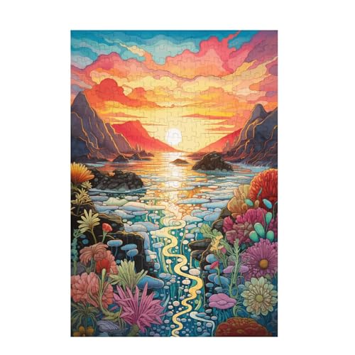 Puzzle 300 Teile Sonnenuntergang Puzzle Berg DIY Kreative Holz Jigsaws für Erwachsene mit Geschenkbox Verpackung, Impossible Herausfordernde Familie Aktivität Spiele, Deko Wohnzimmer 38x26cm D-1497 Puzzle 300 Teile Sonnenuntergang Puzzle Berg DIY Kreative Holz Jigsaws für Erwachsene mit Geschenkbox Verpackung, Impossible Herausfordernde Familie Aktivität Spiele, Deko Wohnzimmer 38x26cm D-1497 von Wehsaeho