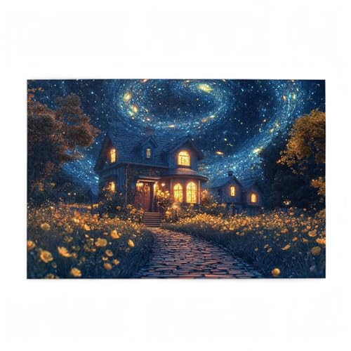 Puzzle 300 Teile Sternenhimmel Puzzle Baum DIY Kreative Holz Jigsaws für Erwachsene mit Geschenkbox Verpackung, Impossible Herausfordernde Familie Aktivität Spiele, Deko Wohnzimmer 38x26cm D-410 Puzzle 300 Teile Sternenhimmel Puzzle Baum DIY Kreative Holz Jigsaws für Erwachsene mit Geschenkbox Verpackung, Impossible Herausfordernde Familie Aktivität Spiele, Deko Wohnzimmer 38x26cm D-410 von Wehsaeho
