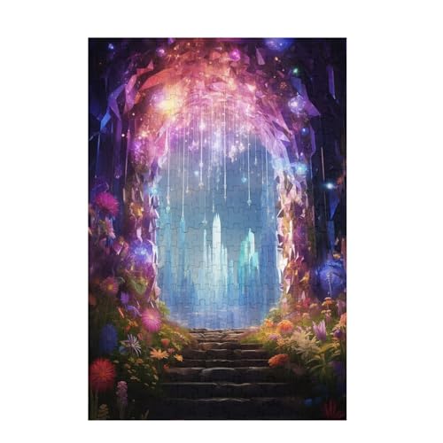 Puzzle 300 Teile Traum Puzzle Blume DIY Kreative Holz Jigsaws für Erwachsene mit Geschenkbox, Impossible Herausfordernde Familie Aktivität Spiele, Deko Wohnzimmer, Geschenke für Frauen 38x26cm D-1221 von Wehsaeho
