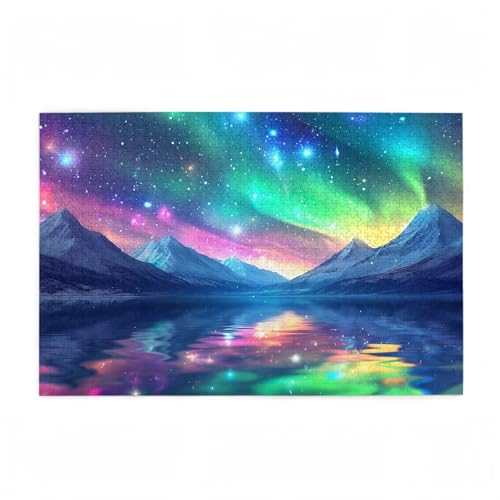 Puzzle 3000 Teile Aurora Puzzle Berg DIY Kreative Holz Jigsaws für Erwachsene mit Geschenkbox, Impossible Herausfordernde Familie Aktivität Spiele, Deko Wohnzimmer, Geschenke für Frauen 81x122cm D-65 Puzzle 3000 Teile Aurora Puzzle Berg DIY Kreative Holz Jigsaws für Erwachsene mit Geschenkbox, Impossible Herausfordernde Familie Aktivität Spiele, Deko Wohnzimmer, Geschenke für Frauen 81x122cm D-65 von Wehsaeho