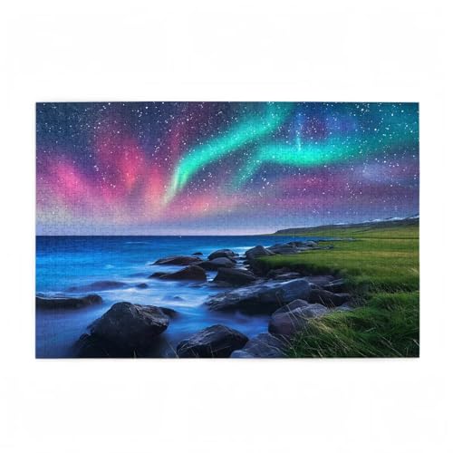 Puzzle 3000 Teile Aurora Puzzle Meer DIY Kreative Holz Jigsaws für Erwachsene mit Geschenkbox, Impossible Herausfordernde Familie Aktivität Spiele, Deko Wohnzimmer, Geschenke für Frauen 81x122cm D-29 Puzzle 3000 Teile Aurora Puzzle Meer DIY Kreative Holz Jigsaws für Erwachsene mit Geschenkbox, Impossible Herausfordernde Familie Aktivität Spiele, Deko Wohnzimmer, Geschenke für Frauen 81x122cm D-29 von Wehsaeho