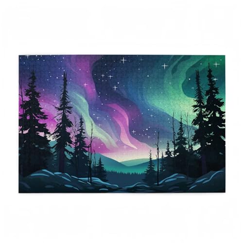 Puzzle 3000 Teile Baum Puzzle Aurora DIY Kreative Holz Jigsaws für Erwachsene mit Geschenkbox, Impossible Herausfordernde Familie Aktivität Spiele, Deko Wohnzimmer, Geschenke für Frauen 81x122cm D-644 Puzzle 3000 Teile Baum Puzzle Aurora DIY Kreative Holz Jigsaws für Erwachsene mit Geschenkbox, Impossible Herausfordernde Familie Aktivität Spiele, Deko Wohnzimmer, Geschenke für Frauen 81x122cm D-644 von Wehsaeho