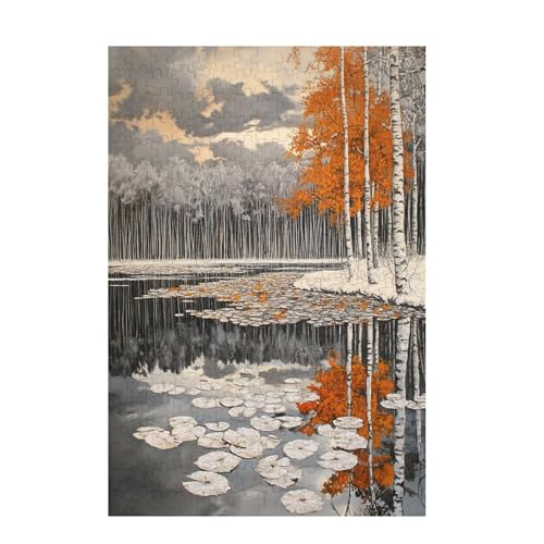 Puzzle 3000 Teile Baum Puzzle Wald DIY Kreative Holz Jigsaws für Erwachsene mit Geschenkbox, Impossible Herausfordernde Familie Aktivität Spiele, Deko Wohnzimmer, Geschenke für Frauen 81x122cm D-1070 von Wehsaeho