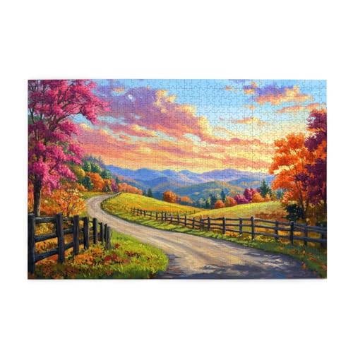 Puzzle 3000 Teile Baum Puzzle Wolke DIY Kreative Holz Jigsaws für Erwachsene mit Geschenkbox Verpackung, Impossible Herausfordernde Familie Aktivität Spiele, Deko Wohnzimmer Geschenke 81x122cm E-1034 von Wehsaeho