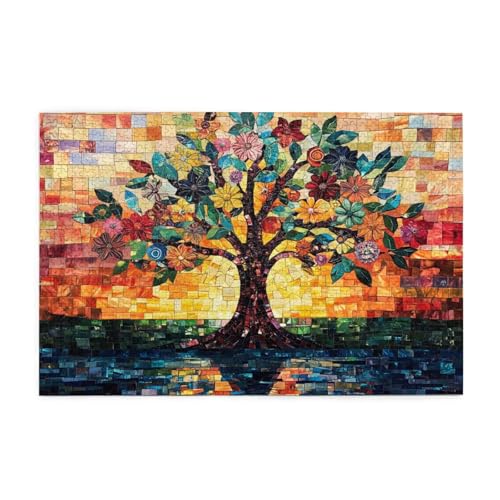 Puzzle 3000 Teile Baum des Lebens Puzzle Abstrakt DIY Kreative Holz Jigsaws für Erwachsene, Impossible Herausfordernde Familie Aktivität Spiele, Deko Wohnzimmer, Geschenke für Frauen 81x122cm E-1459 Puzzle 3000 Teile Baum des Lebens Puzzle Abstrakt DIY Kreative Holz Jigsaws für Erwachsene, Impossible Herausfordernde Familie Aktivität Spiele, Deko Wohnzimmer, Geschenke für Frauen 81x122cm E-1459 von Wehsaeho