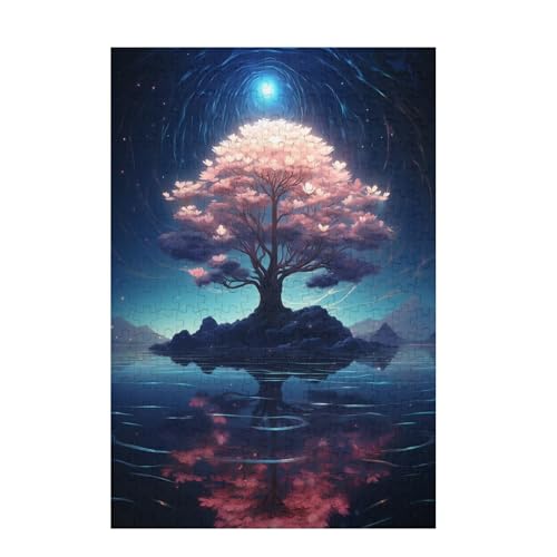 Puzzle 3000 Teile Baum des Lebens Puzzle Mond DIY Kreative Holz Jigsaws für Erwachsene mit Geschenkbox Verpackung, Impossible Herausfordernde Familie Aktivität Spiele, Deko Wohnzimmer 81x122cm D-1180 von Wehsaeho