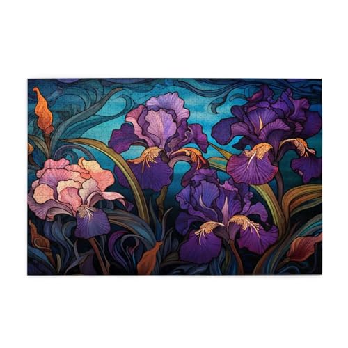 Puzzle 3000 Teile Blume Puzzle Anlage DIY Kreative Holz Jigsaws für Erwachsene mit Geschenkbox Verpackung, Impossible Herausfordernde Familie Aktivität Spiele, Deko Wohnzimmer Geschenke 81x122cm E-809 von Wehsaeho
