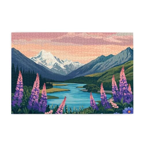 Puzzle 3000 Teile Blume Puzzle Berg DIY Kreative Holz Jigsaws für Erwachsene mit Geschenkbox Verpackung, Impossible Herausfordernde Familie Aktivität Spiele, Deko Wohnzimmer Geschenke 81x122cm E-1593 Puzzle 3000 Teile Blume Puzzle Berg DIY Kreative Holz Jigsaws für Erwachsene mit Geschenkbox Verpackung, Impossible Herausfordernde Familie Aktivität Spiele, Deko Wohnzimmer Geschenke 81x122cm E-1593 von Wehsaeho