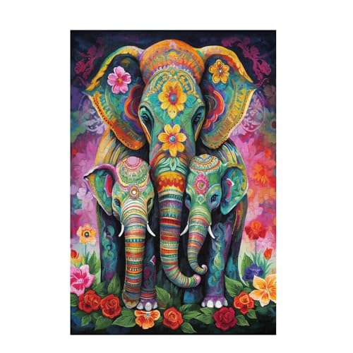 Puzzle 3000 Teile Blume Puzzle Elefant DIY Kreative Holz Jigsaws für Erwachsene mit Geschenkbox Verpackung, Impossible Herausfordernde Familie Aktivität Spiele, Deko Wohnzimmer 81x122cm D-1682 Puzzle 3000 Teile Blume Puzzle Elefant DIY Kreative Holz Jigsaws für Erwachsene mit Geschenkbox Verpackung, Impossible Herausfordernde Familie Aktivität Spiele, Deko Wohnzimmer 81x122cm D-1682 von Wehsaeho