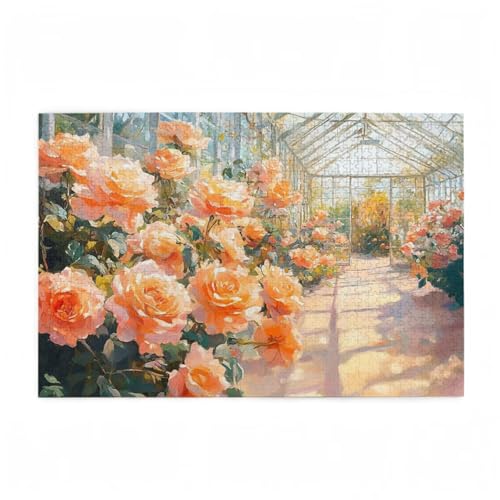 Puzzle 3000 Teile Blume Puzzle Garten DIY Kreative Holz Jigsaws für Erwachsene mit Geschenkbox Verpackung, Impossible Herausfordernde Familie Aktivität Spiele, Geschenke für Frauen 81x122cm D-439 von Wehsaeho