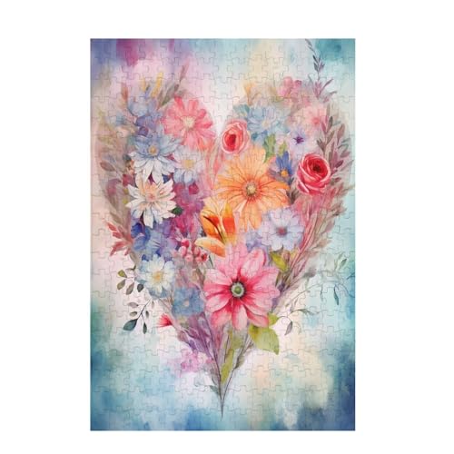 Puzzle 3000 Teile Blume Puzzle Herz DIY Kreative Holz Jigsaws für Erwachsene mit Geschenkbox, Impossible Herausfordernde Familie Aktivität Spiele, Deko Wohnzimmer, Geschenke für Frauen 81x122cm D-771 Puzzle 3000 Teile Blume Puzzle Herz DIY Kreative Holz Jigsaws für Erwachsene mit Geschenkbox, Impossible Herausfordernde Familie Aktivität Spiele, Deko Wohnzimmer, Geschenke für Frauen 81x122cm D-771 von Wehsaeho