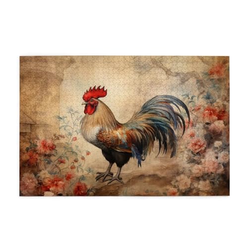 Puzzle 3000 Teile Blume Puzzle Huhn DIY Kreative Holz Jigsaws für Erwachsene mit Geschenkbox Verpackung, Impossible Herausfordernde Familie Aktivität Spiele, Deko Wohnzimmer Geschenke 81x122cm E-632 Puzzle 3000 Teile Blume Puzzle Huhn DIY Kreative Holz Jigsaws für Erwachsene mit Geschenkbox Verpackung, Impossible Herausfordernde Familie Aktivität Spiele, Deko Wohnzimmer Geschenke 81x122cm E-632 von Wehsaeho