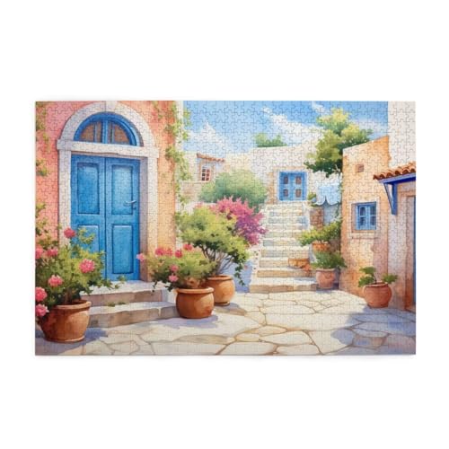 Puzzle 3000 Teile Blume Puzzle Landschaft DIY Kreative Holz Jigsaws für Erwachsene, Geschenkbox Verpackung, Impossible Herausfordernde Familie Aktivität Spiele, Deko Wohnzimmer 81x122cm E-918 von Wehsaeho