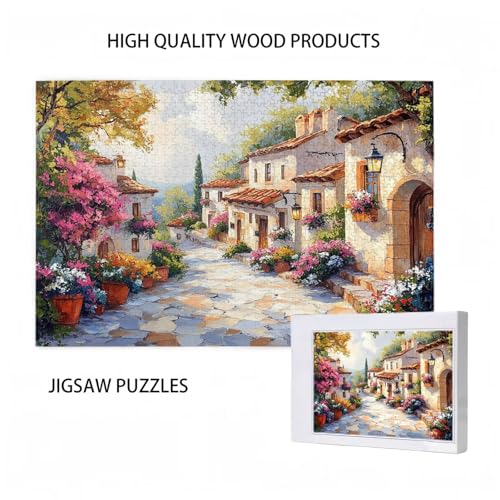 Puzzle 3000 Teile Blume Puzzle Landschaft DIY Kreative Holz Jigsaws für Erwachsene mit Geschenkbox Verpackung, Impossible Herausfordernde Familie Aktivität Spiele, Deko Wohnzimmer 81x122cm D-481 von Wehsaeho