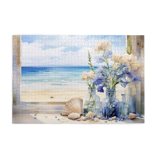 Puzzle 3000 Teile Blume Puzzle Meer DIY Kreative Holz Jigsaws für Erwachsene mit Geschenkbox Verpackung, Impossible Herausfordernde Familie Aktivität Spiele, Deko Wohnzimmer Geschenke 81x122cm E-119 Puzzle 3000 Teile Blume Puzzle Meer DIY Kreative Holz Jigsaws für Erwachsene mit Geschenkbox Verpackung, Impossible Herausfordernde Familie Aktivität Spiele, Deko Wohnzimmer Geschenke 81x122cm E-119 von Wehsaeho