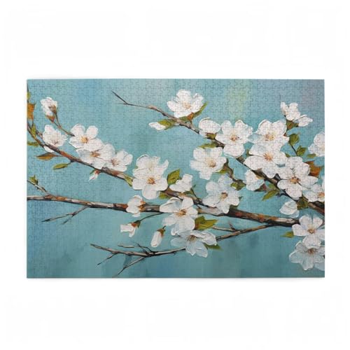 Puzzle 3000 Teile Blume Puzzle Retro DIY Kreative Holz Jigsaws für Erwachsene mit Geschenkbox, Impossible Herausfordernde Familie Aktivität Spiele, Deko Wohnzimmer, Geschenke für Frauen 81x122cm D-680 von Wehsaeho