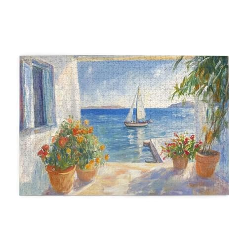 Puzzle 3000 Teile Boot Puzzle Blume DIY Kreative Holz Jigsaws für Erwachsene mit Geschenkbox Verpackung, Impossible Herausfordernde Familie Aktivität Spiele, Deko Wohnzimmer Geschenke 81x122cm E-1470 Puzzle 3000 Teile Boot Puzzle Blume DIY Kreative Holz Jigsaws für Erwachsene mit Geschenkbox Verpackung, Impossible Herausfordernde Familie Aktivität Spiele, Deko Wohnzimmer Geschenke 81x122cm E-1470 von Wehsaeho