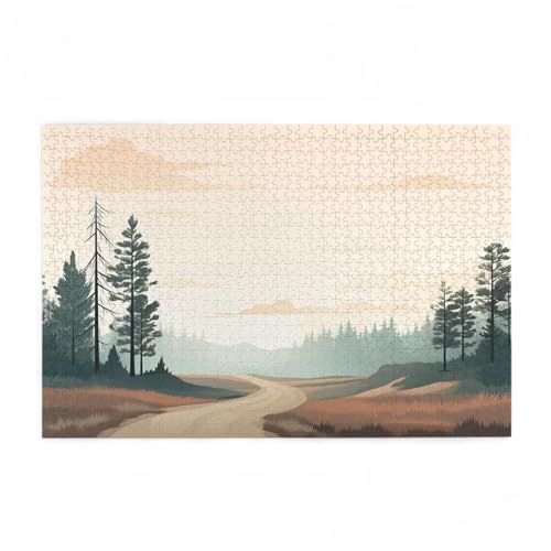 Puzzle 3000 Teile Einfachheit Puzzle Baum DIY Kreative Holz Jigsaws für Erwachsene mit Geschenkbox Verpackung, Impossible Herausfordernde Familie Aktivität Spiele, Deko Wohnzimmer 81x122cm D-597 von Wehsaeho
