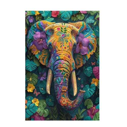 Puzzle 3000 Teile Elefant Puzzle Farbe DIY Kreative Holz Jigsaws für Erwachsene mit Geschenkbox Verpackung, Impossible Herausfordernde Familie Aktivität Spiele, Deko Wohnzimmer 81x122cm D-1128 Puzzle 3000 Teile Elefant Puzzle Farbe DIY Kreative Holz Jigsaws für Erwachsene mit Geschenkbox Verpackung, Impossible Herausfordernde Familie Aktivität Spiele, Deko Wohnzimmer 81x122cm D-1128 von Wehsaeho