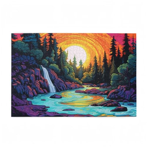 Puzzle 3000 Teile Fallen Puzzle Sonnenuntergang DIY Kreative Holz Jigsaws für Erwachsene mit Geschenkbox Verpackung, Impossible Herausfordernde Familie Aktivität Spiele, Deko Wohnzimmer 81x122cm D-189 Puzzle 3000 Teile Fallen Puzzle Sonnenuntergang DIY Kreative Holz Jigsaws für Erwachsene mit Geschenkbox Verpackung, Impossible Herausfordernde Familie Aktivität Spiele, Deko Wohnzimmer 81x122cm D-189 von Wehsaeho
