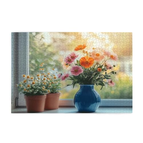 Puzzle 3000 Teile Fensterbank Puzzle Sonnenuntergang DIY Kreative Holz Jigsaws für Erwachsene, Impossible Herausfordernde Familie Aktivität Spiele, Wanddeko, Geschenke für Frauen 81x122cm E-1856 Puzzle 3000 Teile Fensterbank Puzzle Sonnenuntergang DIY Kreative Holz Jigsaws für Erwachsene, Impossible Herausfordernde Familie Aktivität Spiele, Wanddeko, Geschenke für Frauen 81x122cm E-1856 von Wehsaeho