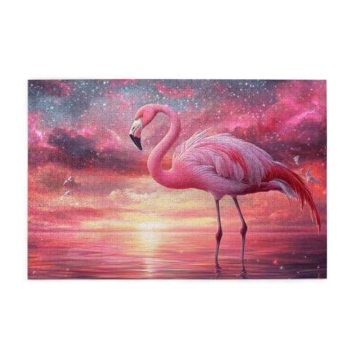 Puzzle 3000 Teile Flamingo Puzzle Rosa DIY Kreative Holz Jigsaws für Erwachsene, Geschenkbox Verpackung, Impossible Herausfordernde Familie Aktivität Spiele, Deko Wohnzimmer Geschenke 81x122cm E-1515 Puzzle 3000 Teile Flamingo Puzzle Rosa DIY Kreative Holz Jigsaws für Erwachsene, Geschenkbox Verpackung, Impossible Herausfordernde Familie Aktivität Spiele, Deko Wohnzimmer Geschenke 81x122cm E-1515 von Wehsaeho